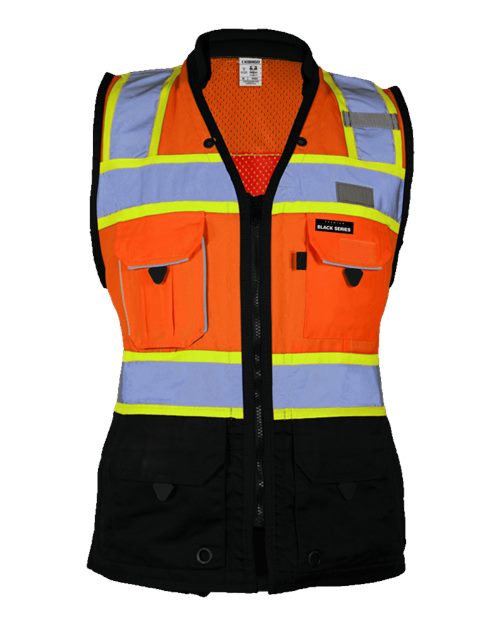 Kishigo - Premium Black Series® Women's Heavy Duty Surveyors Vest