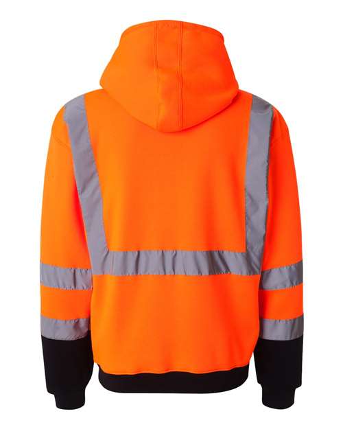 Kishigo - Hi-Vis Full-Zip Hooded Sweatshirt