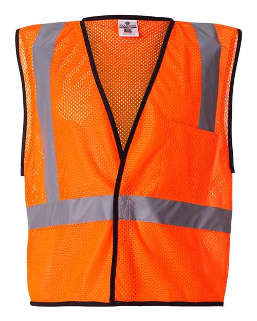 Kishigo - Economy Single Pocket Hook & Loop Mesh Vest